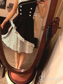 img 7 attached to Chic Vintage Polka Dot Cocktail Dress For Women By Babyonline