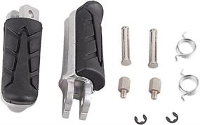 img 4 attached to 🏍️ Enhance Your Riding Experience with Luckmart Motorcycle Front Foot Pegs Footrest for Honda CBR 1000 FH/FJCBR 1000 FM/FNCBR 1000 FP/FR/FS CBR 1000 FT/FV