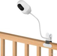 📹 flexible long gooseneck arm baby monitor mount - compatible with nooie baby monitor and nooie pet camera indoor - 15.7 inches - crib baby camera stand - no tools required logo