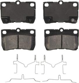 img 4 attached to Wagner QuickStop ZD1113: The Ultimate Ceramic Disc Brake Pad Set for Superior Stopping Power