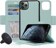 navor universal car mount & detachable magnetic wallet case - iphone 11 pro max [6.5 inch] logo