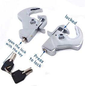 img 3 attached to Detachable Locking Compatible Touring 1984 2020 Motorcycle & Powersports