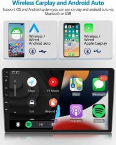 img 3 attached to Android Car Stereo For Honda CRV 2012-2016 Support Wireless Carplay/Android Auto With 9 Inch Touchscreen WiFi GPS Navigation BT USB FM/RDS Radio Receiver Backup Camera Steering Wheel Control