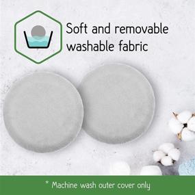 img 1 attached to 🐾 [2 Pack] 9" Round Microwave Pet Heating Pad - Soothing Warmth & Easy Clean Disc