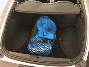 img 2 attached to Enhanced Trunk Storage: Automotive Elastic Cargo Net for Audi TT TTS 1999-2022 - Car Accessories - Premium Trunk Organizer - Coupe-Appropriate Vehicle Carrier Organizer for Audi TT RS