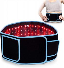 img 4 attached to Red Light Therapy For Body FDA Cleared UNOISETION Red Light Therapy Belt Device For Pain Relief Flexible Wearable Fitness Wrap Belt With Timer For Back Shoulder Joints Muscle Pain Relief (Blue)