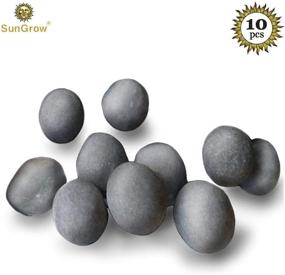 img 3 attached to 🐌 SunGrow Calcium-Rich Gray Pearls for Snails and Crayfish - Enhance Color, Boost Energy Levels, 10-Piece Set