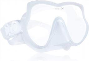 img 1 attached to Frameless Scuba Diving And Snorkeling Mask: Tilos Excel For Free Diving