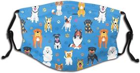 img 4 attached to Colorful Retriever Washable Bandanas Balaclava Women's Accessories : Scarves & Wraps