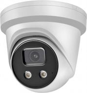 купольная ip-камера безопасности vikylin 4mp poe с ии-обнаружением человека, встроенным микрофоном, записью microsd (256 гб), фиксированным объективом 2,8 мм, 98-футовым ик-ночным видением, водонепроницаемой камерой наружного наблюдения ip67 логотип