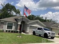 img 1 attached to Upgrade Your Outdoor Space With A 20FT Sectional Flag Pole Kit - Durable 16 Gauge Aluminum Flagpole Kit With Metal Hardware & US Flag For Residential Or Commercial Use In Ground (Silver) review by Davaun Pritchard