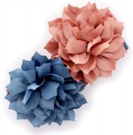 🌸 stretchy elastic petal flower headbands for baby girls and toddlers - pair by my lello logo