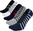 comfortable and secure: men's low cut toe socks for running, loafers & boats logo