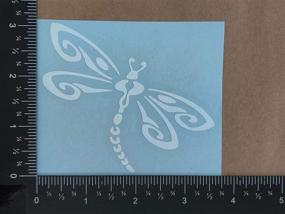 img 1 attached to 🐉 Dragonfly Decals 4 Pack: Small White Stickers for Enhanced Décor (Approximately 3.5 inches)