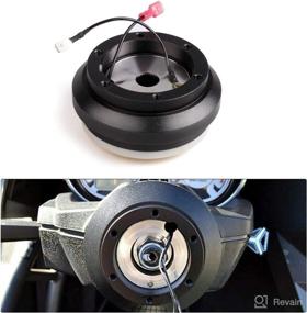 img 3 attached to 🚗 RASTP 6-Hole Steering Wheel Short Hub Adapter for Honda Civic EG 90-97 - Boss Kit