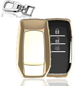 img 4 attached to 🔒 Enhanced Protection: QBUC Smart Key Fob Cover for Toyota