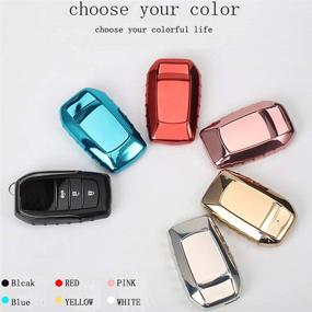 img 2 attached to 🔒 Enhanced Protection: QBUC Smart Key Fob Cover for Toyota