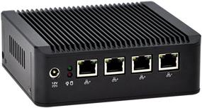 img 1 attached to QOTOM Q190G4-S02 Barebone Industrial PC Gateway Router - Intel J1900, 4 Gigabit NICs, FreeBSD Linux Support (No RAM, No SSD)