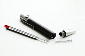 img 1 attached to Сменные гелевые чернила BASTION Pen Refill Red (6X) Замена для всех ручек Bastion Bolt Action Шариковые красные чернильные стержни Эксклюзивный глубоко пигментированный металлический картридж