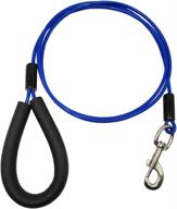 🐾 maypaw 6-foot chew-proof dog leash | strong steel cord lead with soft padded handle | ideal for small, medium, and large dogs logo