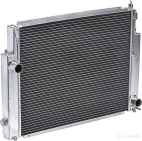 img 4 attached to 🚗 92-99 BMW E36 3-Series MT 2-Row Full Aluminum Radiator by DNA Motoring RA-E36-2