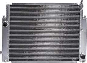 img 3 attached to 🚗 92-99 BMW E36 3-Series MT 2-Row Full Aluminum Radiator by DNA Motoring RA-E36-2