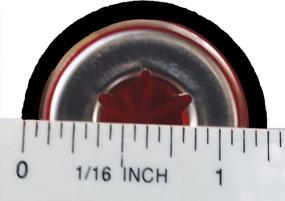 img 1 attached to Black Quadrapoint Hub Cap For Popular Plastic & Folding Wagons With 7/16" Size (Not Suitable For Wood Or Steel Wagons)