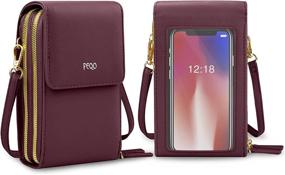 img 4 attached to FEQO Crossbody Screen Cellphone Mobile Women's Handbags & Wallets - Crossbody Bags