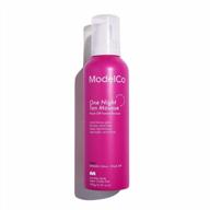 get a perfect tan in one night - modelco's instant wash-off bronzer mousse for flawless, streak-free results with matte finish logo