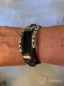 img 6 attached to Upgrade Your Fitbit Style With Bayite Leather Bands, Adjustable And Vintage