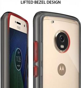 img 1 attached to Защитите свой Motorola Moto G5 Plus с помощью прозрачного чехла Ringke Fusion — дымчато-черный