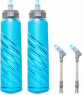 stay hydrated on the go with the hydrapak ultraflask collapsible water bottle for hydration pack logo