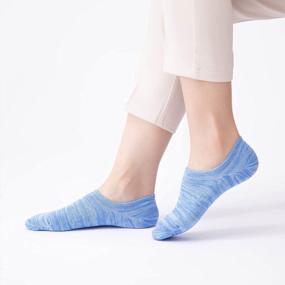 img 1 attached to 10 Pairs Women'S No Show Socks: Low Cut, Anti-Slip & Invisible Liner For Athletic & Casual Wear