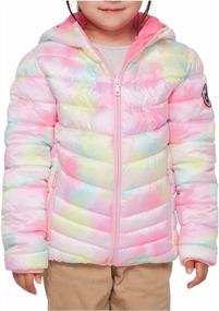 img 1 attached to Girls' Reversible Water-Resistant Puffer Jacket - Rokka&Rolla Winter Coat With Hood