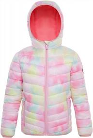 img 4 attached to Girls' Reversible Water-Resistant Puffer Jacket - Rokka&Rolla Winter Coat With Hood