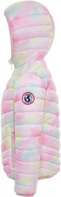 img 3 attached to Girls' Reversible Water-Resistant Puffer Jacket - Rokka&Rolla Winter Coat With Hood