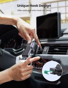 img 1 attached to 📱 UGREEN Air Vent Car Mount Cell Phone Holder - Compatible with iPhone 13 12 11 Pro Max SE XR XS X 6S 7 Plus 8 6 Samsung Galaxy Note20 S20 S9 S10 S8 S7