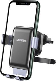 img 4 attached to 📱 UGREEN Air Vent Car Mount Cell Phone Holder - Compatible with iPhone 13 12 11 Pro Max SE XR XS X 6S 7 Plus 8 6 Samsung Galaxy Note20 S20 S9 S10 S8 S7