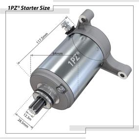 img 2 attached to 🛠️ Starter Motor Replacement 1PZ MS3-Y05 for Yamaha YFM350 Warrior, Moto Big Bear, YFM 350 Raptor 350 (1987-2013), OEM Part Numbers: 1YW-81800-50, 1UV-81800-50, 1UY-81800-51, 1UY-81890-00, 128000-3760