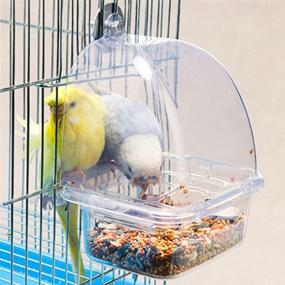 img 3 attached to Feeder Feeding Parrorts Cockatiel Lovebirds