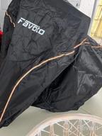 img 1 attached to Protect Your Bike With Favoto Waterproof Outdoor Cover - Reflective Stripes, Windproof, UV And Rust Resistant, With Lock Hole And Storage Bag, For Mountain, Road, City, And Cruiser Bikes review by Mike Rajput