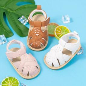img 3 attached to Keep Your Little One Safe And Stylish This Summer With KIDSUN Baby Sandals: Anti-Slip, Perfect For First Steps