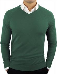 img 4 attached to Stay Comfortable And Stylish With CC Perfect Slim Fit V Neck Sweaters For Men – Lightweight And Soft Pullover For All Occasions