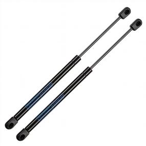 img 4 attached to 2-Pack 15" Lift Support For Truck Toolbox, Camper Shell Window Canopy Door - ARANA C16-01076 C16-14005 35 LB Gas Strut Spring Shocks 4419.