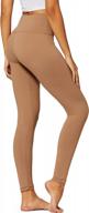 ультра мягкие леггинсы с высокой талией для женщин - полная длина, капри и шорты - обычные и плюс размеры - длина пошаговости 5 дюймов логотип