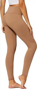 img 4 attached to Ultra-Soft High Waist Leggings For Women - Full Length, Capri, And Shorts - Regular And Plus Sizes - 5 Inch Inseam