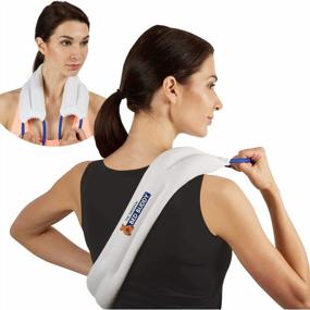 img 4 attached to Relieve Muscle Pain & Aches With Carex Bed Buddy Heat Pad And Cooling Neck Wrap