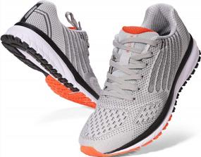 img 4 attached to Men'S Running Shoes Cushioned Lightweight Supportive Athletic Sneakers - Joomra