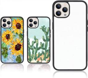 img 4 attached to 6.7 Inch BOSSTOP 5PCS Sublimation IPhone 12Pro Max Case Covers - Soft Rubber Protective Shockproof Printable DIY Phone Cases Anti-Slip