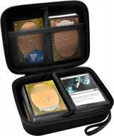 cards holder case compatible for magic the gathering core set 2021 (m21) bundle, cards storage box fits for ikoria/ for eldraine/ for oko/ for land station/ for 36 booster pack all card game-box only logo
